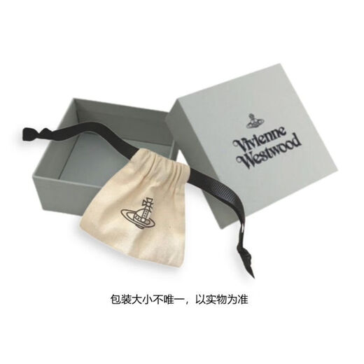 Vivienne Westwood Logo Design Gold-plated Bracelet Unisex Couple Style Gold Gold F Basic Packaging - Dust Bag + Packing Box