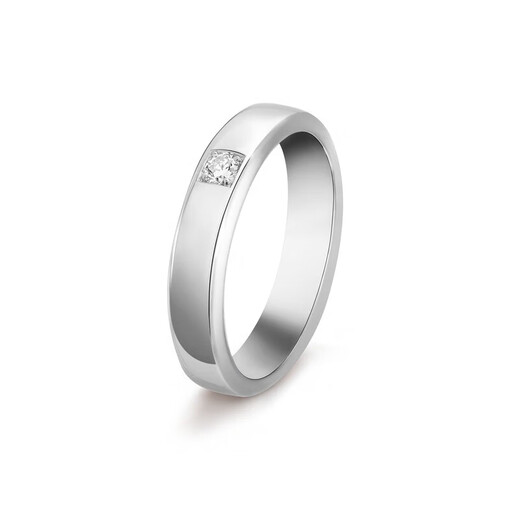 Van Cleef & Arpels & Arpel Toujours Etoiles Series Silver Platinum Diamond Ring Unisex 60