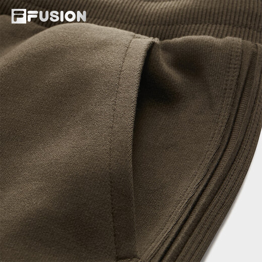 FILA FUSION Fila trendy brand knitted trousers for men 2025 winter fashion casual loose cuffed trousers