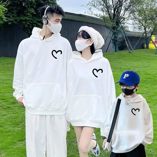 Disney (Disney) 2026 Year of the Horse Autumn Outfits for a Family of Three Family Portraits Chinese Style Sweatshirts and Sportswear Different Parent-Child Outfits for a Family of Four Red Hooded (Spring and Autumn Style) 165 Adult S