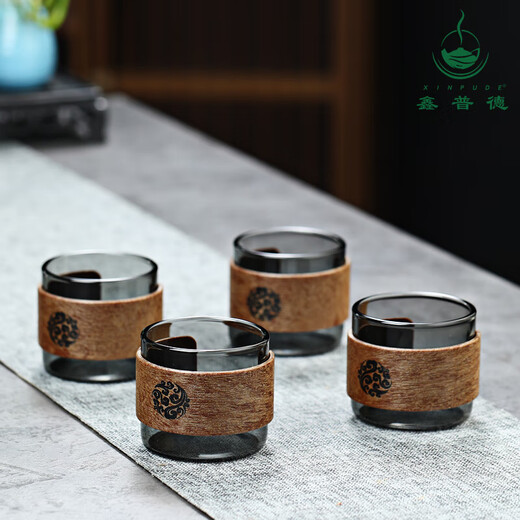 Electric ceramic stove tea making set, high temperature resistant glass pot, tea set, high temperature resistant flower and fruit tea health teapot, multi-purpose stove, kettle and cup set (excluding tea tray)