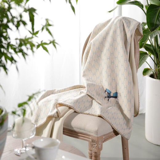 Class A cotton cashmere ins style blanket sofa blanket shawl blanket spring and summer thickened warm cover blanket flannel baby quilt A type (75% of customers' choice) 60*180cm (shawl blanket)