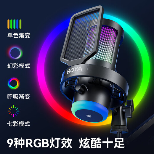 BOYA Boya Microphone G30 computer microphone condenser desktop microphone anchor singing e-sports game live broadcast microphone mobile phone karaoke dubbing class recording noise reduction radio microphone