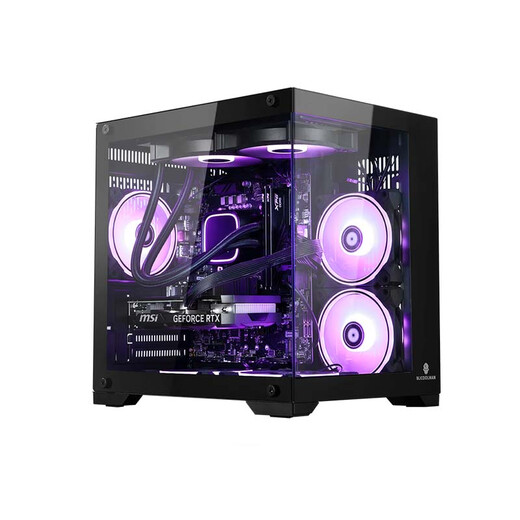 Xiaokuniao AMD Ryzen R5 9600X/9800x3d host assembly computer RTX5060Ti/5070TI/5080 graphics card gaming desktop computer complete design DIY assembly machine with three 9600X/5060Ti/16G/1TB