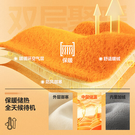 Jeanswest half-zip velvet sweatshirt men's autumn and winter 2026 new American student heavyweight stand-up collar velvet jacket top heather gray (chest mark above the peak) L (175) (Priority for collection and purchase)