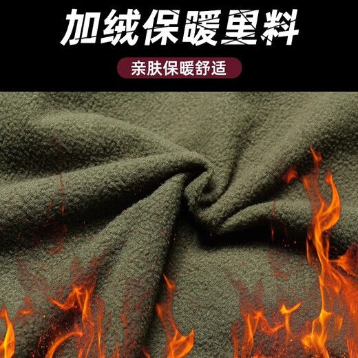 WODEPUS KISS Winter Outdoor Motorcycle Riding Suit Plus Velvet Thickened Waterproof Windproof Soft Shell Jacket Suit Men's Fishing Warm Black 175 (135-150Jin Jin equals 0.5kg)