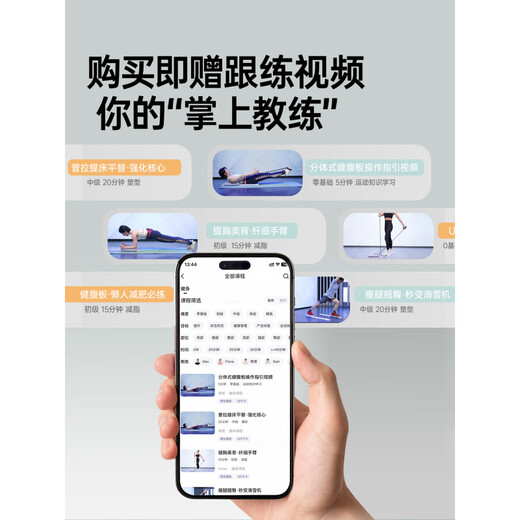 YOU MEI Multifunctional Split Abdominal Strength Board Abdominal Muscle Fitness Board Automatic Rebound Abdominal Wheel Pilates Board Ski Machine Basic Model - No Touch No Tension Rope Spacing Adjustable_Six-in-One Fitness Artifact