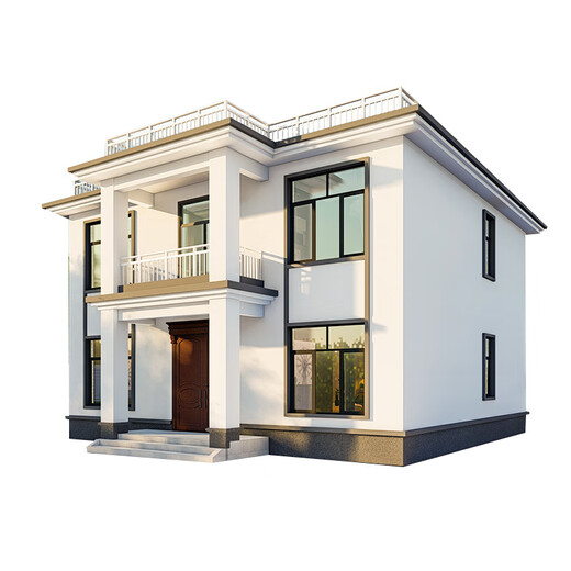 Jiashu two-story villa rural self-built house design drawings European modern style one, two and three floors Internet celebrity small bungalow customization