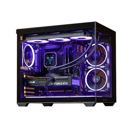 ASUS family bucket Ryzen R5 9500F/9600X/5060TI/5070 assembly computer e-sports game design rendering editing sea view room DIY assembly machine configuration ten 9600X/RTX5060TI 8G