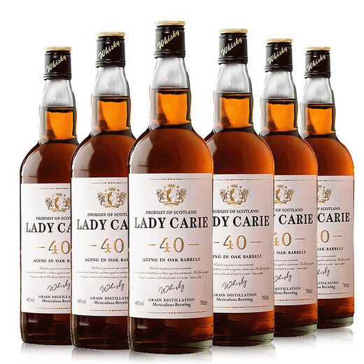 派斯顿（PASSTON）苏格兰洋酒威士忌40°烈酒酒吧可乐桶微醺自饮调酒聚会圣诞送礼 卡尔夫人整箱700ml