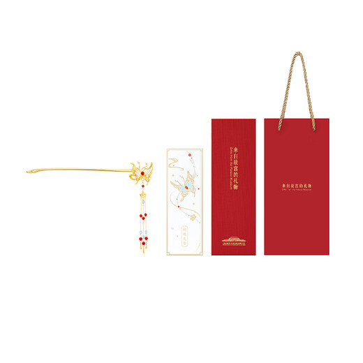 Cultural and creative butterfly hairpin, new Chinese style tassel hairpin, ancient style hairpin, cultural and creative girl birthday gift, Thanksgiving, selected deep sea fritillary