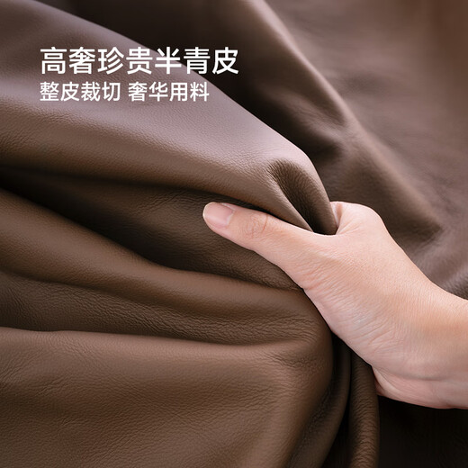 CHEERS first class leather sofa living room electric function semi-green leather zero gravity furniture latte 30789 2.67m