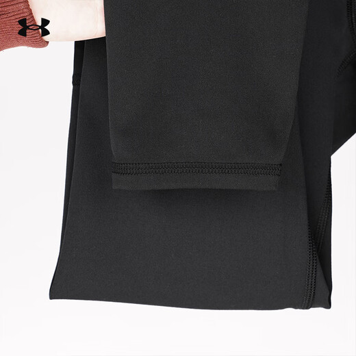 Under Armor New Yoga Pants Autumn Motion Women's High Waist Pilates Sports Tight Nine-Point Pants 1379174 1379174-001 S