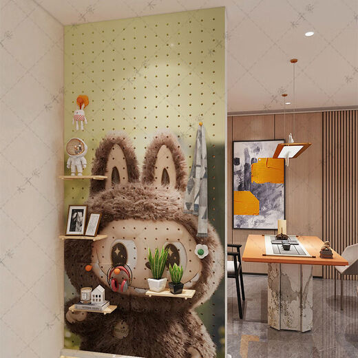 Yusenyi Decoration Entrance Wall Living Room Storage Shelf Multi-Layer Board Square