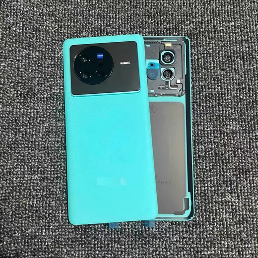 VivoX80 original glass back cover X80Pro original mobile phone back case battery cover x80 original frosted glass (blue) with back