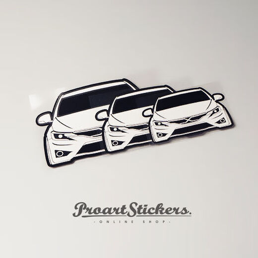 Litian PROart original MARKX2014 REIZ reflective car stickers front and rear glass triangle window fuel tank cap stickers MARKX2014 REIZ10CM