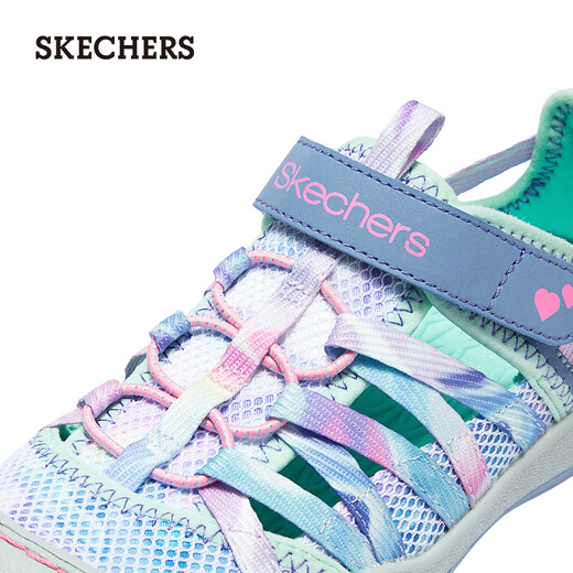 Skechers outdoor toe-toe sandals breathable beach shoes 303394L lavender/multicolor/LVMT 33.5