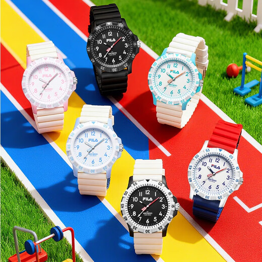 FILA New Year's gift student watch dial indicator waterproof men's and women's watch student examination watch 6673-005