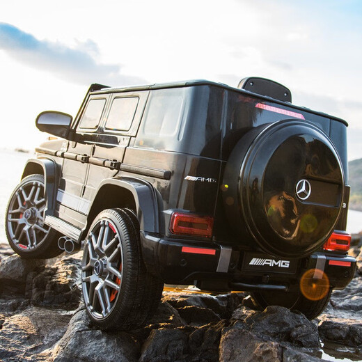 Leweipu Mercedes-Benz authorized children's electric car toy car can sit on four wheels with remote control for boys and girls, baby birthday gift