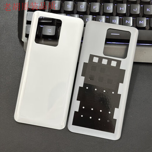 Original for Xiaomi Xiaomi 13T glass back cover Xiaomi 13t back shell mobile phone battery cover back screen shell white with heat dissipation sticker/shockproof cotton/edge glue Xiaomi 13T