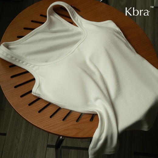 Kbra Comics Drawing Breast Expansion Vest Women's Summer Thin Slim Fit Inside and Outerwear Small Breasts Look Big with Breast Pads White Four Seasons Thin Style S Recommended 75-95Jin Jin is equal to 0.5kg