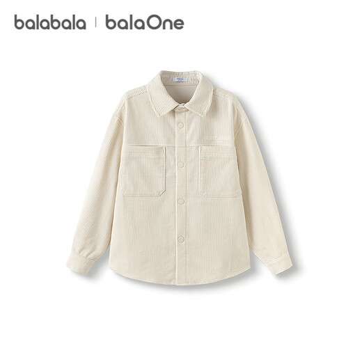 Bala Balaone Boys' Shirt Children's Long Sleeve 2025 Autumn Corduroy Loose Top 208325102102