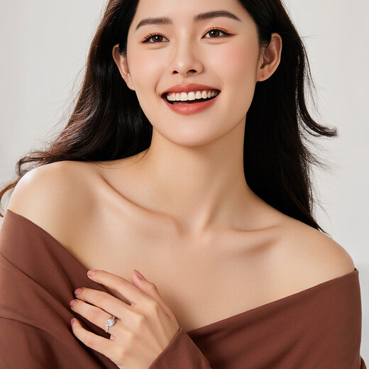 DEINO Diamond Ring for Women Proposal Diamond Ring Artificially Grown Diamond Ring Engagement Light Luxury Gift for Women D-E Color/VS Clarity Luxury Gift Box 1 Carat