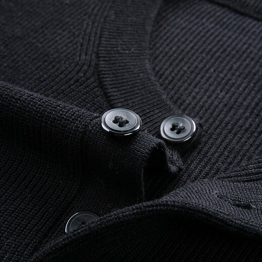 FAPAI cotton + cashmere machine washable sweater Henry collar men's pullover sweater men's sweater