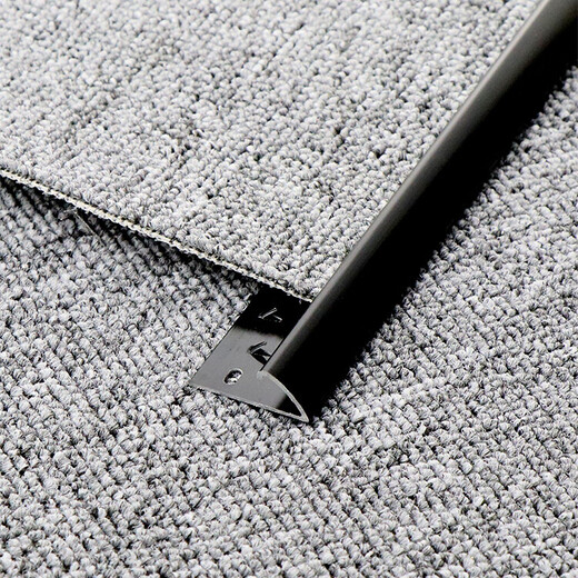 TLXT carpet edge strip aluminum alloy Z-shaped tile joint metal black edge strip rose gold I-shaped strip carpet edge strip 5 colors full set of samples sample length about 15 cm