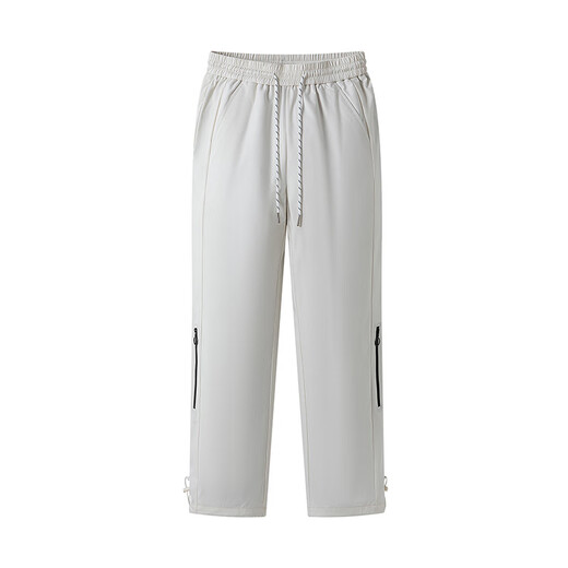 Flying in the snow, new style down pants for men and women, winter warm ski overalls, outdoor straight pockets, white XL 175/80A