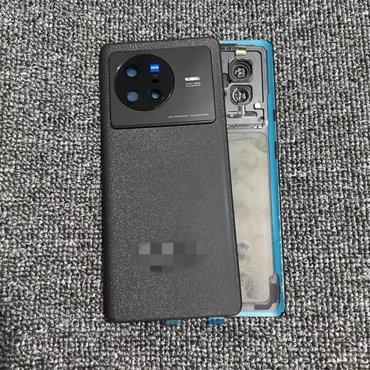 VivoX80 original glass back cover X80Pro original mobile phone back case battery cover x80 original frosted glass (blue) with back