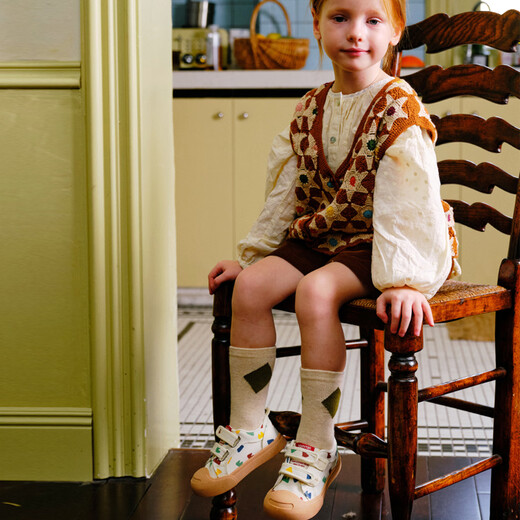 TOPSTAR children's canvas shoes for kindergarten, soft sole, non-slip, breathable, boys' white shoes, low-cut sneakers, color 27