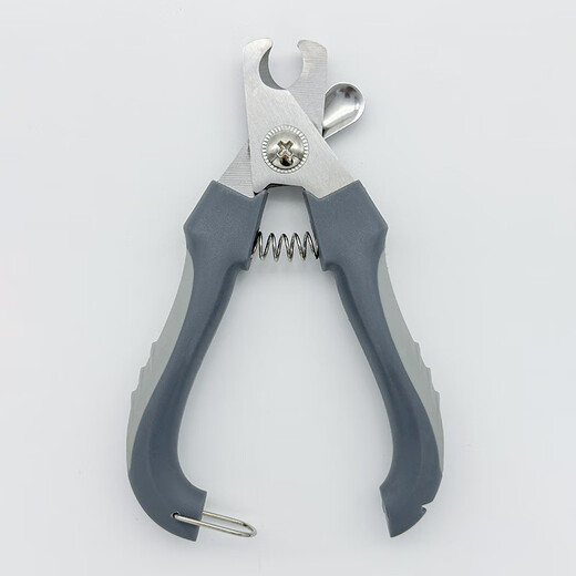 Sanqihu pet nail clippers for dogs and cats stainless steel puppy nail clippers beauty cleaning supplies anti-splash nail clippers gray-small pet nail clippers