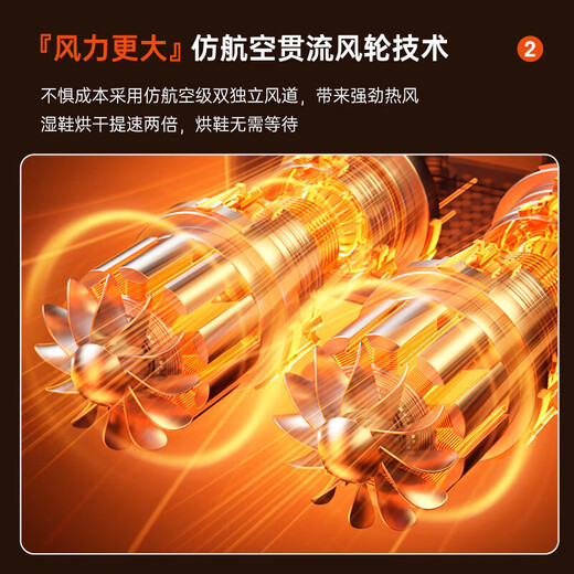 Xin Xiaomi's same shoe dryer shoe drying machine artifact sterilization and deodorization shoe dryer household intelligent constant temperature shoe dryer 360 five-fold sterilization and deodorization-black