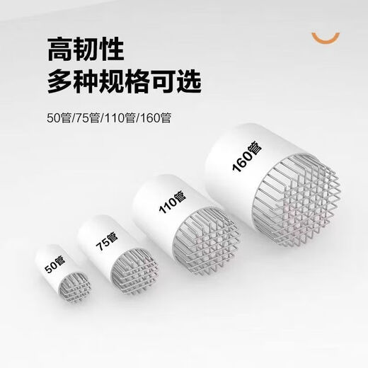 Jinglan 304 Anti-rodent and Bird Mesh Cover Bathroom Exhaust Pipe Ventilation Fume Port PVC Sewer Pipe Floor Drain Mesh Cover 999 Medium 304 Stainless Steel 75 Model Works