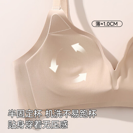 Urban Beauty's Year of the Horse Red Underwear Women's Small Breast Gathering Secondary Breast Bra Cloud Cup Seamless Soft Support Bra