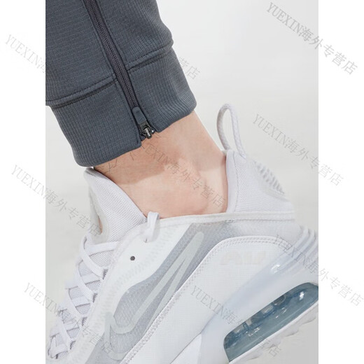 NIKE woven velvet trousers gray men's trousers new leggings sweatpants warm casual pants black/DD2123-010 zipper leg M 120-130Jin Jin equals 0.5 kg