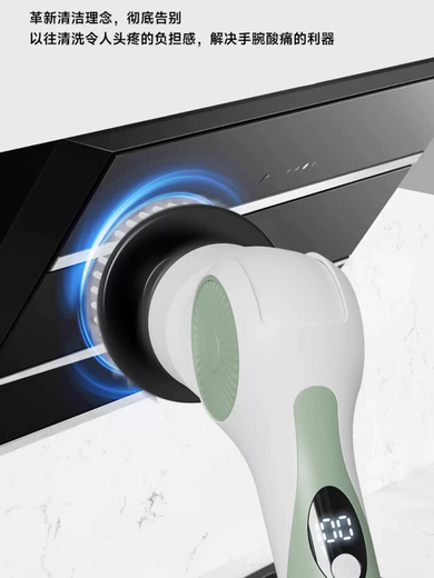 Zhong Zhang Gui electric mop household multi-functional cleaning brush fully automatic lazy mop wet and dry use one mop clean without leaving water stains electric mop - purple ten-in-one