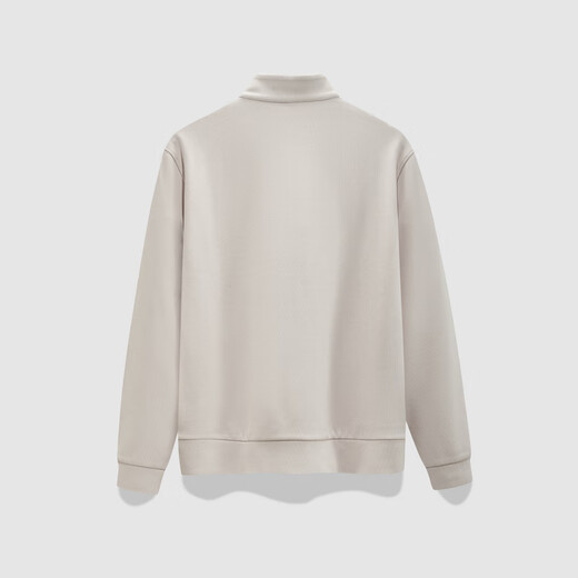 JOEONE Shopping mall same T-shirt men's autumn and winter fashionable and comfortable long-sleeved inner top Slim version + light rice + ST3E50412 M 170/92A (48)