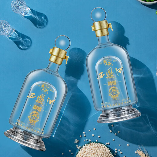 Xifeng Wine Xifeng Shaanxi Feng-flavor Liquor Gift Box Grain Wine Wedding Banquet New Year's Gift Festival Gift 52 Degree 500mL 2 Bottles Mellow Collection