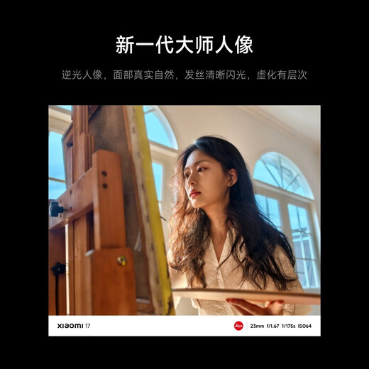 Xiaomi (MI) Mi 17 fifth generation Snapdragon 8 Extreme Edition Leica Imaging new flagship phone black 12GB+256GB official standard configuration