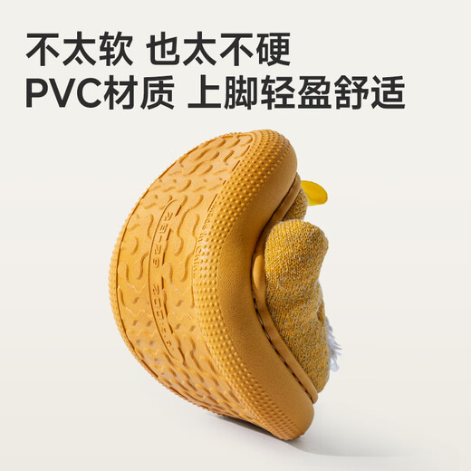 Pig Daddy Children's Cotton Slippers Boys Home Indoor Anti-Slip Warm Middle-aged Children Parent-Child Cartoon Cute Furry Slippers Green 25