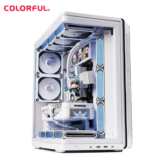Colorful Ultra 285K RTX5090D/5080 Vulcan flagship graphics card gaming desktop overclocking e-sports Ai computing host DIY assembly machine computer complete machine U9 285K+RTX5090D v2丨Vulcan White