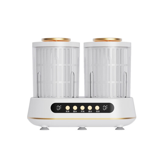 Xiaomi Baby Series Plug-in Washing Machine Mini Laundry Cup Double Bucket Mode Underwear Automatic Portable Sock Washing No Installation Ivory White Integrated Washing and Stripping