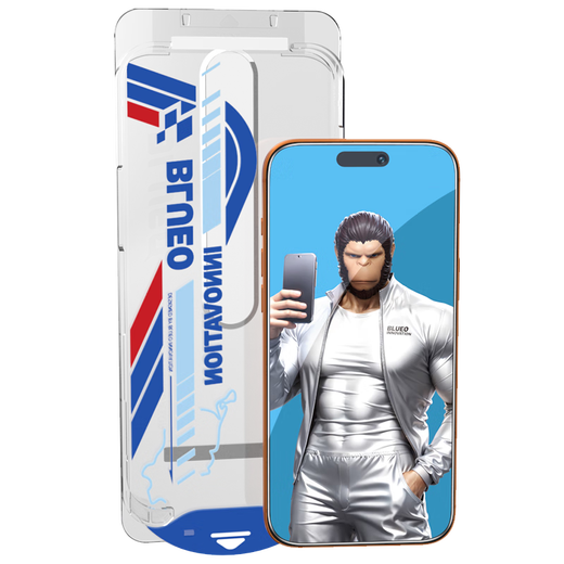 蓝猩先生适用苹果17Promax/16Promax钢化膜 iPhone17promax手机膜无尘仓防静电防尘抗指纹手机保护膜