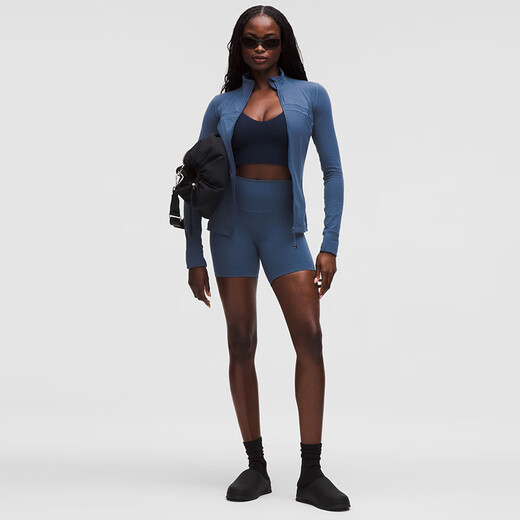 Lululemon丨Define Women's Jacket *Nulu LW4CD5S Twill Blue L /10