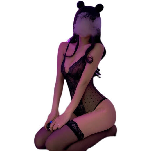 Erotic underwear sexy vaginal thong 2023 new large size black stockings secretary small breasts fat mm200Jin Jin equals 0.5kg Picture color black stockings 3XL160-200Jin Jin equals 0.5kg