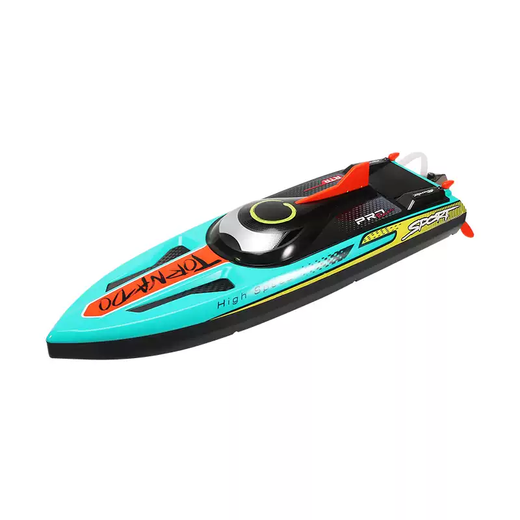 Remote control boat children's large wireless high-speed speedboat high-horsepower waterproof ship electric model boy toy gift small 24cm dual motor speedboat orange and white standard single battery-battery-charger-warranty