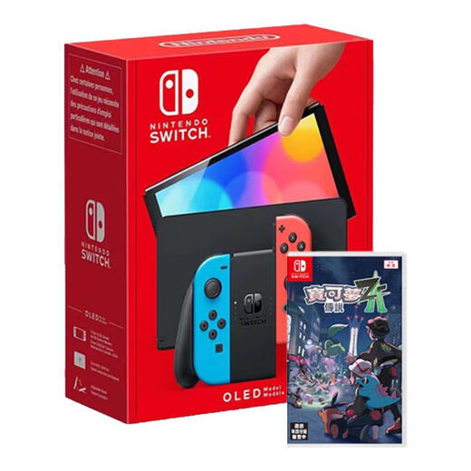 任天堂（Nintendo）【国内保税仓】Switch2/1代 OLED/续航加强日版/港版便携家用ns体感游戏机掌机 日版OLED红蓝+宝可梦传说Z-A(保税仓）