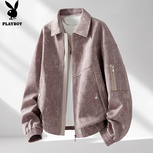 Playboy (PLAYBOY) coat men's jacket men's autumn and winter high-end casual men's clothing handsome high-end denim clothing